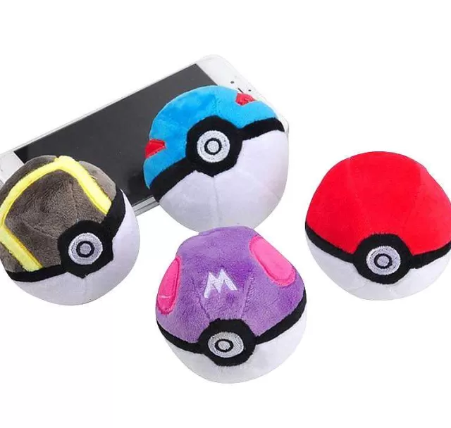 Pokeball & Pokebälle-Pkm.store 10 Stk. Pokeball Plusch Set (Ca. 7Cm)