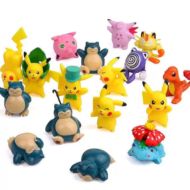 Pokemon Figuren-Pkm.store 17 Stk. Pokemon Figuren Set: Pikachu Jigglypuff Uvm.