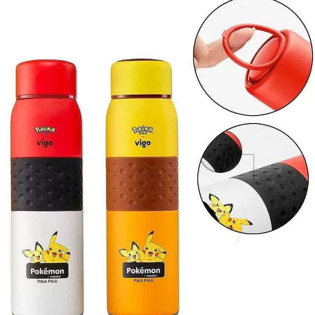 Sonstiges Merchandise-Pkm.store 500Ml Pokemon Pikachu Wasser Flasche Fur Kinder Schule