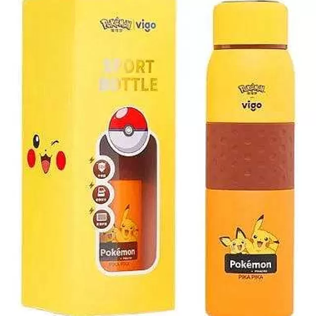 Sommer-Pkm.store 500Ml Pokemon Pikachu Wasser Flasche Fur Kinder Schule