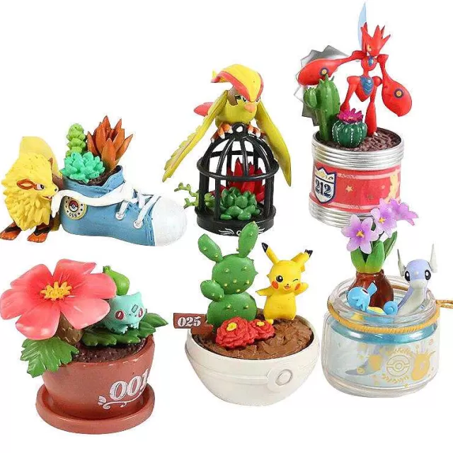 Pokemon Figuren-Pkm.store 6Er Set Botanische Pokemon Figuren