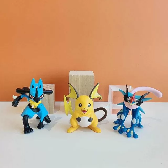 Pokemon Figuren-Pkm.store 7Er Set Pokemon Figuren Pikachu Lucario Jolteon Espeon Psyduck