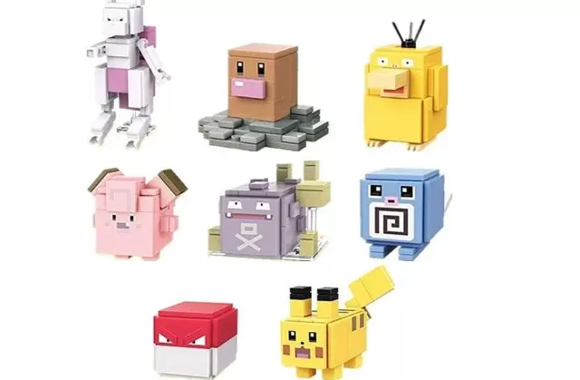 Pokemon Figuren-Pkm.store 8 Stk. Pokemon Quest Figuren