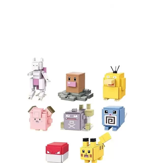 Pokemon Figuren-Pkm.store 8 Stk. Pokemon Quest Figuren