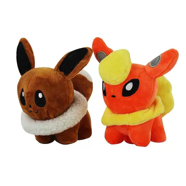 Pokemon Kuscheltiere-Pkm.store 8Er Set Mit Nachtara, Evoli, Psiana, Blitza, Aquana, Flamara, Glaziola, Folipurba Kuscheltier