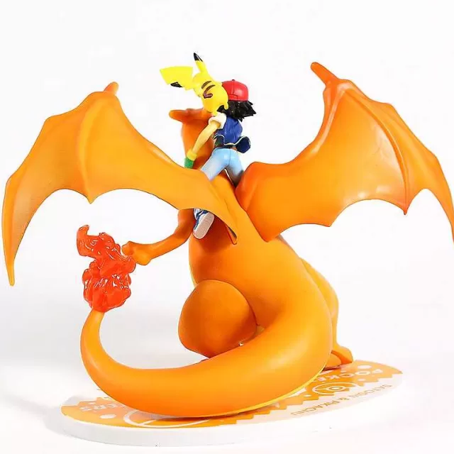 Pokemon Figuren-Pkm.store Ash Ketchum & Charizard / Glurak Lizardon Sammel Figur Pokemon