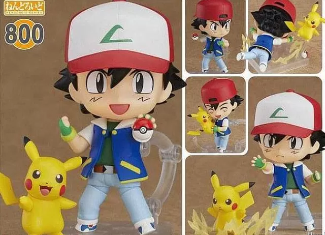 Pokemon Figuren-Pkm.store Ash Ketchum & Pikachu Pokemon Figur (Ca. 10Cm)