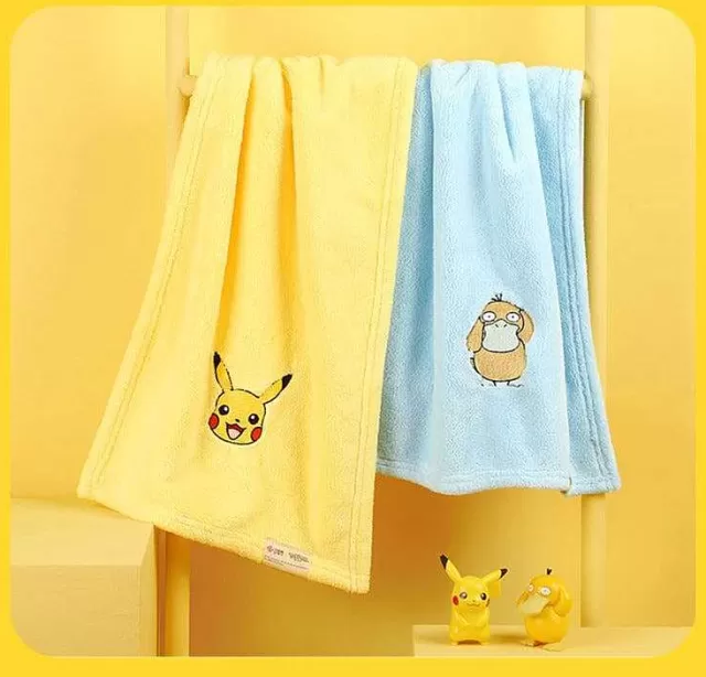 Sonstiges Merchandise-Pkm.store Bade Handtucher Mit Pokemon Pikachu U. A. Motiven