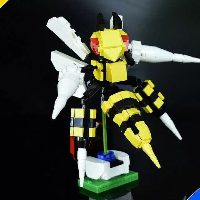 Pokemon Bausteine-Pkm.store Bibor / Beedrill Baustein Figur Pokemon (