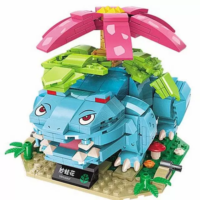 Pokemon Bausteine-Pkm.store Bisaflor (Venusaur) Baustein Figur