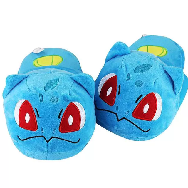 Sonstiges Merchandise-Pkm.store Bulbasaur Bisasam Pluschige Hausschuhe Slipper