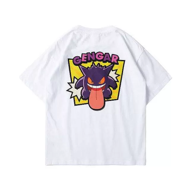 Sommer-Pkm.store Cooles Gengar Sommer T-Shirt Fur Kinder