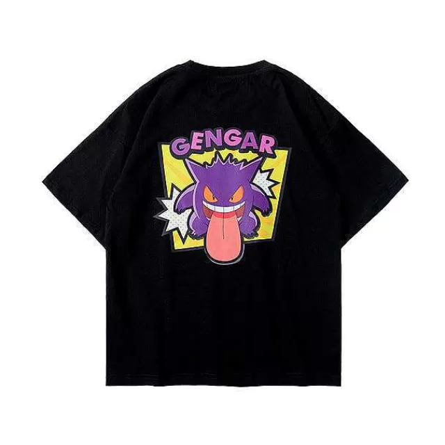 Sommer-Pkm.store Cooles Gengar Sommer T-Shirt Fur Kinder