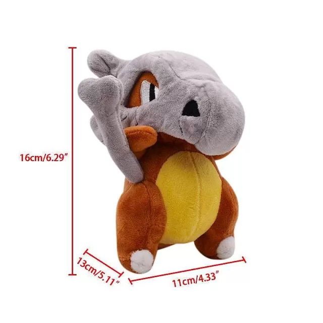 Pokemon Kuscheltiere-Pkm.store Cubone Tragosso Pokemon Stofftier Plusch Pokemon (Ca. 16Cm)