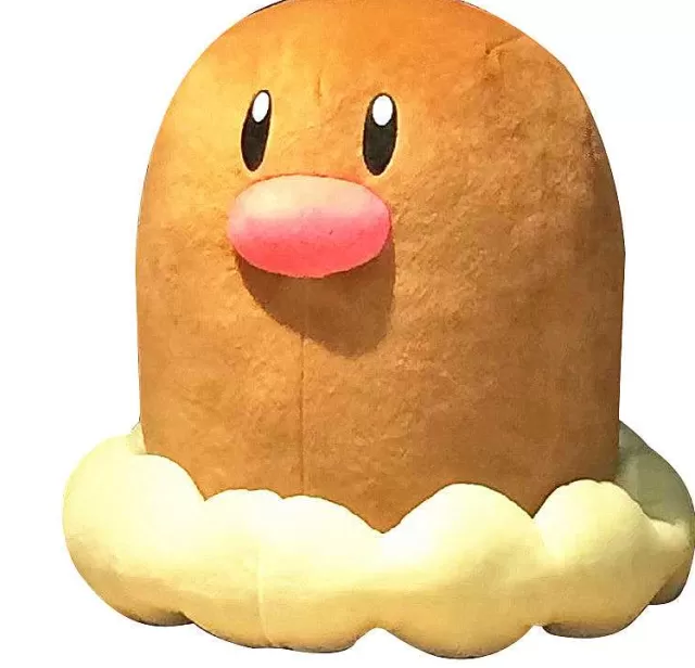 Pokemon Kuscheltiere-Pkm.store Digda Diglett Pluschtier (Ca. 15Cm)