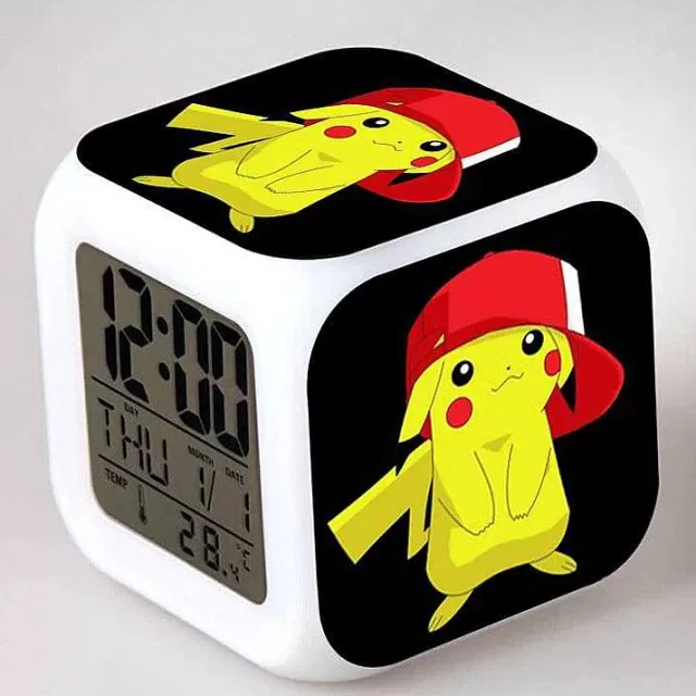 Sonstiges Merchandise-Pkm.store Digitaler Pokemon Wecker In Unterschiedlichen Motiven