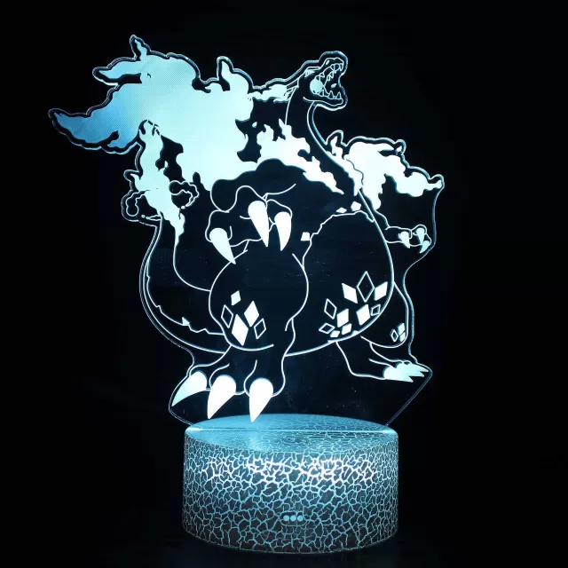 Pokemon Lampen & Nachtlichter-Pkm.store Dynamax Glurak Charizard 3D Lampe Nachtlicht