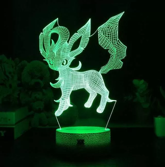 Sonstiges Merchandise-Pkm.store Eevee / Evoli 3D Led Lampe (9 Motive) Nachtlicht, Tischlampe