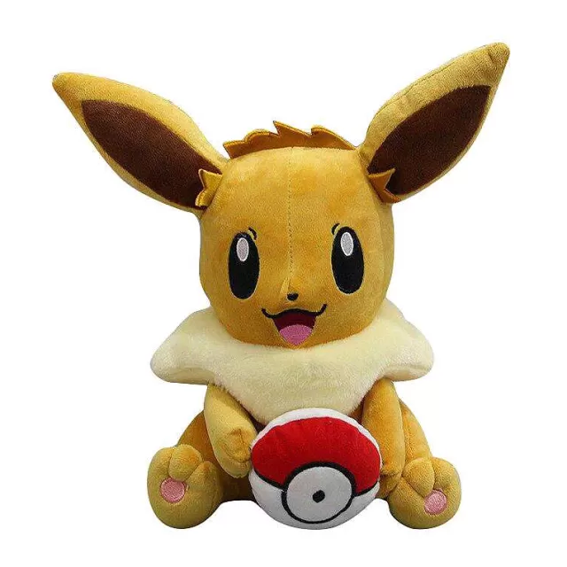 Pokemon Kuscheltiere-Pkm.store Eevee Evoli Mit Pokeball Plusch Pokemon (Ca. 28Cm)