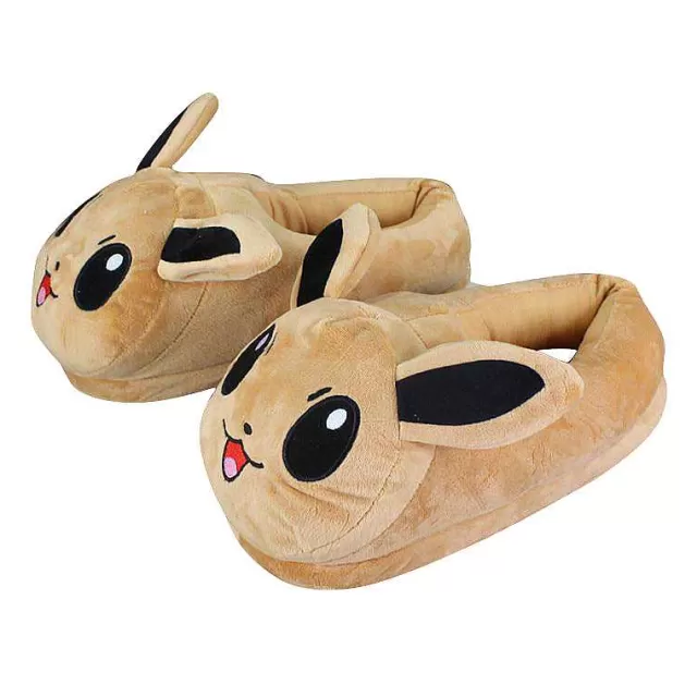 Herbst & Winter-Pkm.store Evoli Eevee Flauschige Plusch Hausschuhe Slipper