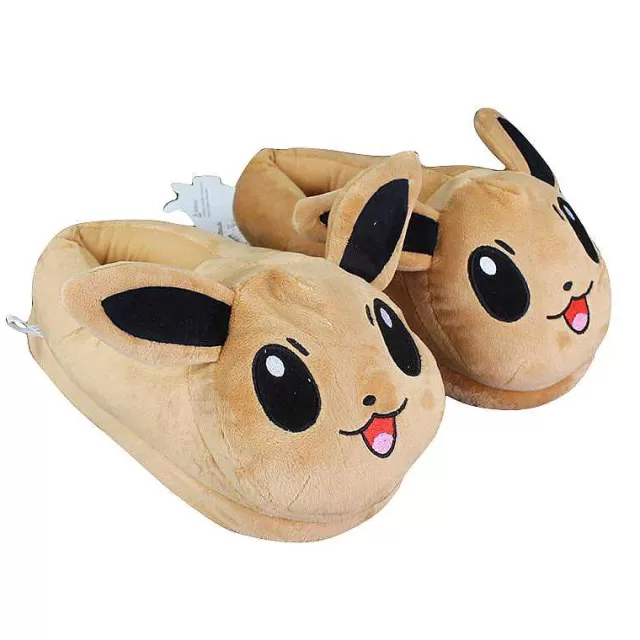 Herbst & Winter-Pkm.store Evoli Eevee Flauschige Plusch Hausschuhe Slipper