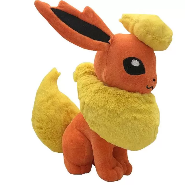 Pokemon Kuscheltiere-Pkm.store Flamara Stofftier / Flareon Kuscheltier Pokemon (Ca. 25Cm)