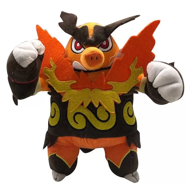 Pokemon Kuscheltiere-Pkm.store Flambirex Emboar Stoff Pokemon (Ca. 30Cm)