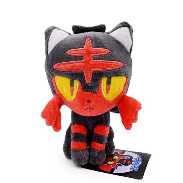 Pokemon Kuscheltiere-Pkm.store Flamiau Litten Pokemon Kuscheltier (Ca. 17Cm)