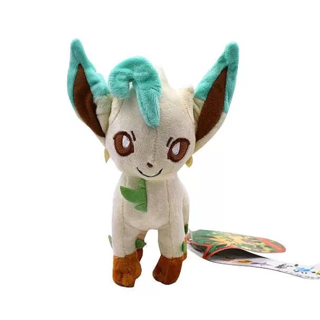 Pokemon Kuscheltiere-Pkm.store Folipurba Stofftier / Leafeon Plusch Pokemon (Ca.20Cm)