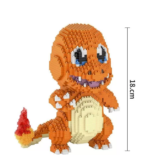 Pokemon Bausteine-Pkm.store Glumanda / Charmander Pokemon Baustein Set