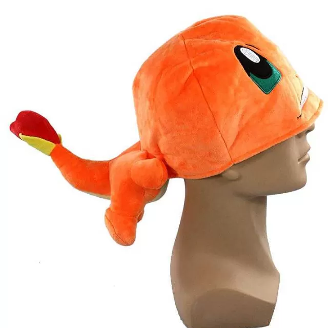 Pokemon Mützen & Caps-Pkm.store Glumanda Charmander Plusch Wiinter Beanie Cosplay Mutze