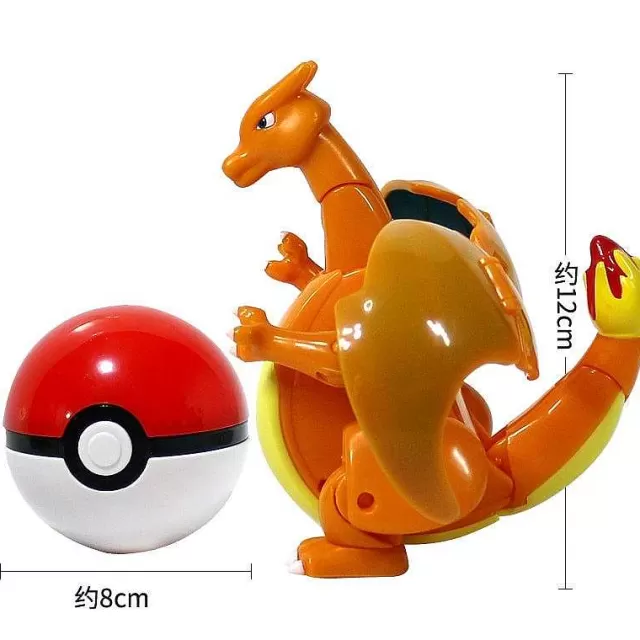 Pokemon Spielzeug-Pkm.store Glurak / Charizard Spiel Figur Mit Pokeball Pokemon Spielzeug Set