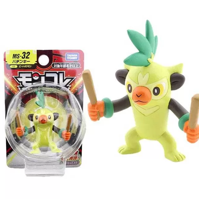 Pokemon Figuren-Pkm.store Gortrom Rillaboom Oder Chimstix Thwackey Figur