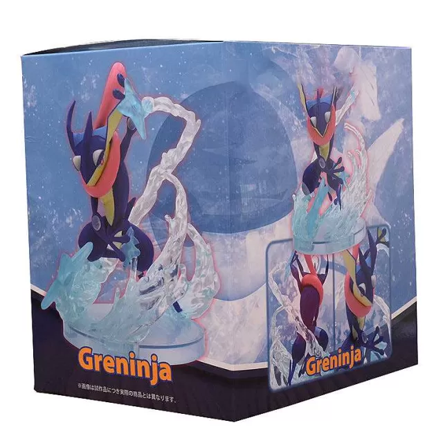 Pokemon Figuren-Pkm.store Greninja Pokemon Quajutsu Sammelfigur Mit Ornamenten