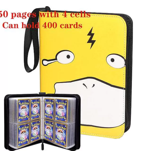 Pokemon Sammelalbum-Pkm.store Hochwertige Schutz- Und Sammeltasche Fur Pokemon Karten (200 Oder 400 Karten)
