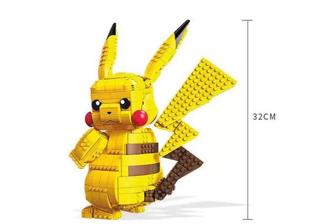 Pokemon Spielzeug-Pkm.store Jumbo Pikachu Mega Baustein Set Pokemon Figur