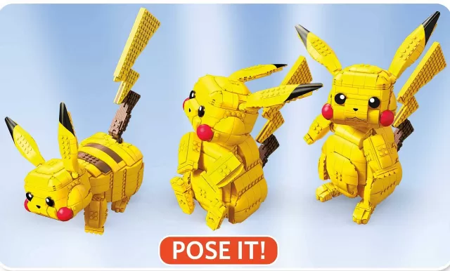 Pokemon Bausteine-Pkm.store Jumbo Pikachu Mega Baustein Set Pokemon Figur