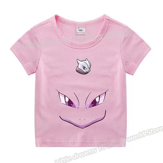 Sommer-Pkm.store Kinder T-Shirts Mit Niedlichen Pokemon Oder Pikachu Motiven