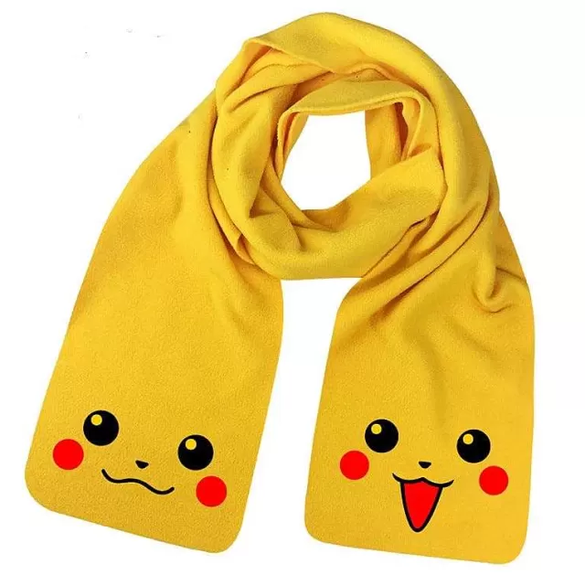 Herbst & Winter-Pkm.store Lachender Pikachu Schal Gelb