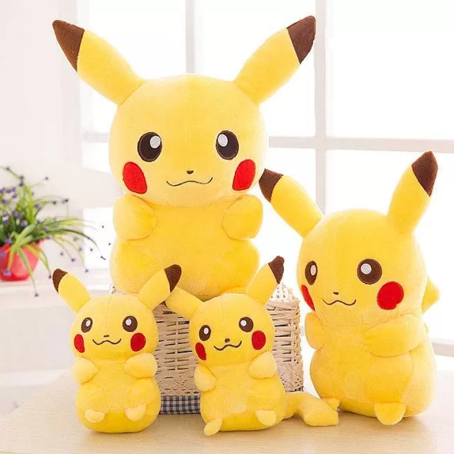 Pokemon Kuscheltiere-Pkm.store Lachender Pikachu Stofftier Kuscheltier In Verschiedenen Grosen (20-45Cm)