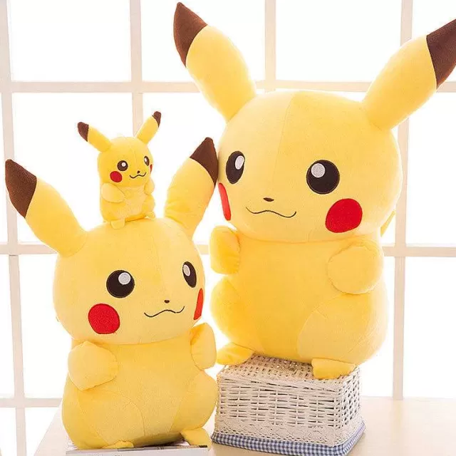 Pokemon Kuscheltiere-Pkm.store Lachender Pikachu Stofftier Kuscheltier In Verschiedenen Grosen (20-45Cm)