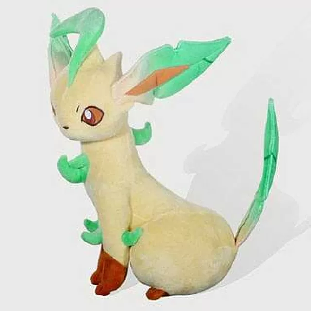 Pokemon Kuscheltiere-Pkm.store Leafeon Folipurba Pokemon Kuscheltier Kuschelig, Ca. 32Cm