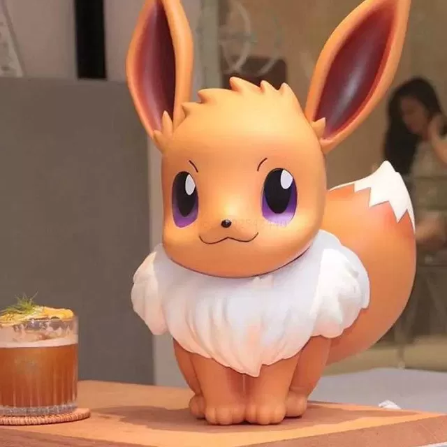 Xxl Pokemon-Pkm.store Lebensgrose Evoli Eevee Figur (Ca. 40Cm)