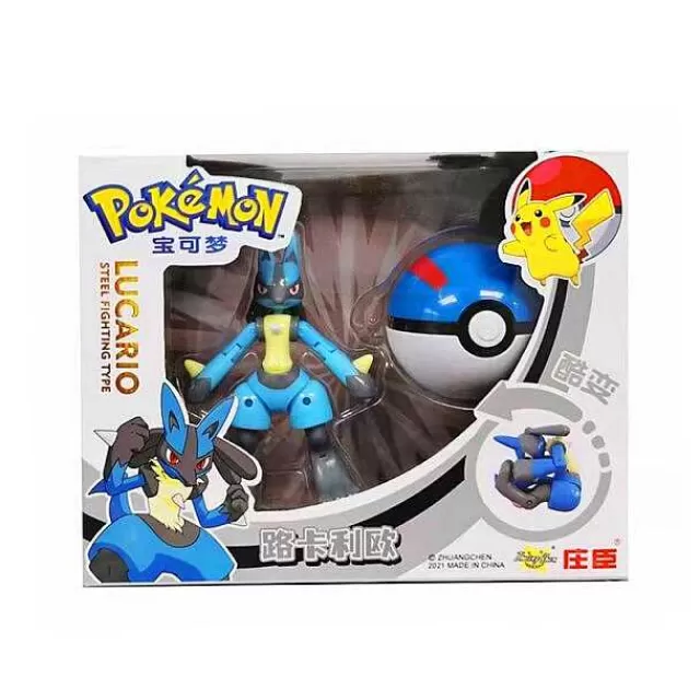 Pokeball & Pokebälle-Pkm.store Lucario Spielzeug Figur Mit Pokeball