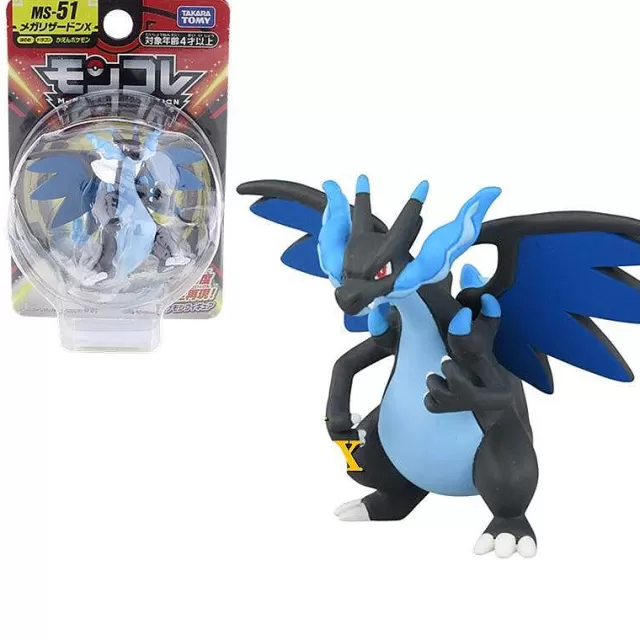 Pokemon Figuren-Pkm.store Mega Glurak Charizard X - Pokemon Ex Figur