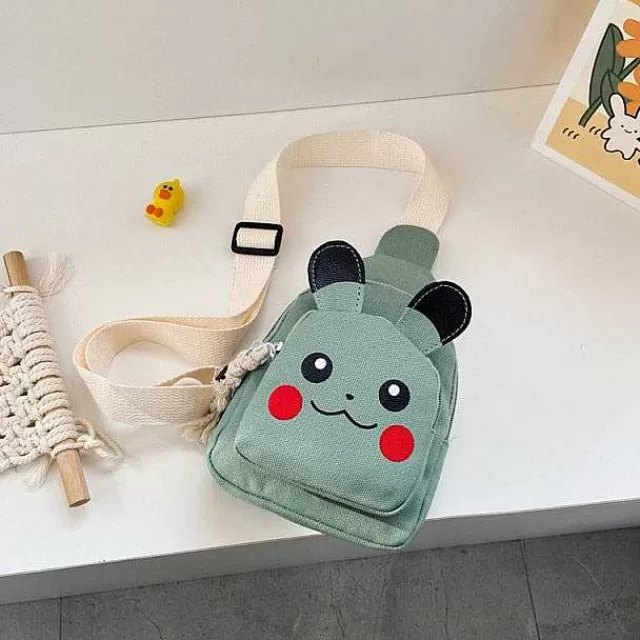 Rucksäcke & Taschen-Pkm.store Modische Pokemon Pikachu Schultertasche Weis | Grun | Schwarz | Gelb