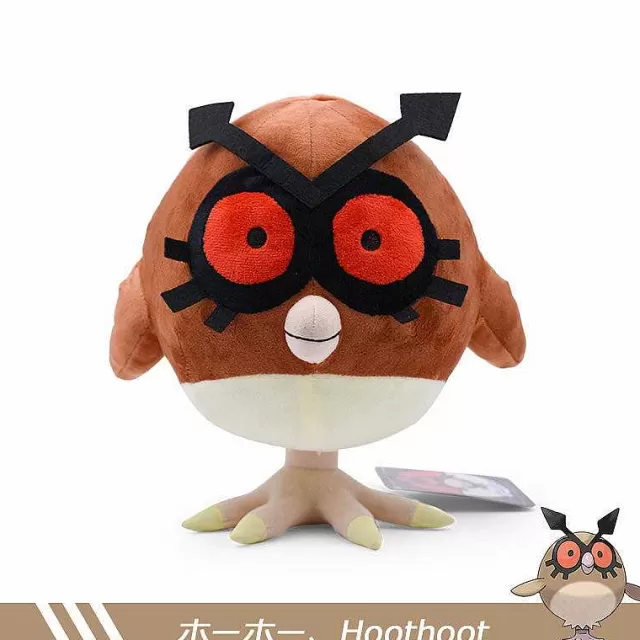 Pokemon Kuscheltiere-Pkm.store Niedlicher Hoothoot Plusch Pokemon Kuscheltier (Ca. 22Cm)