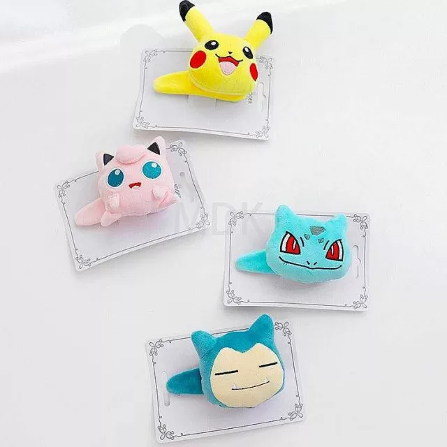 Sonstiges Merchandise-Pkm.store Pikachu, Bisasam, Relaxo Oder Pummeluff Haarklammern