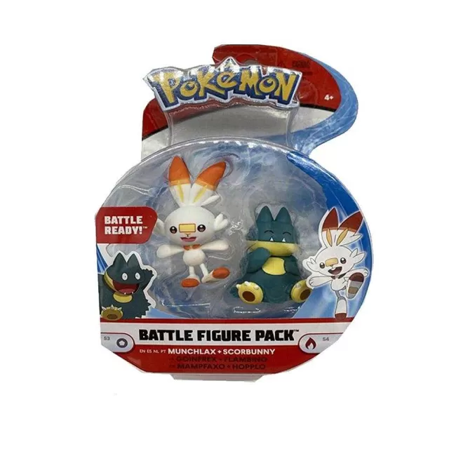 Pokemon Figuren-Pkm.store Pikachu, Chimpep, Pummeluff, Memmeon, Hopplo Mampfaxo Figuren Sets