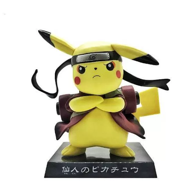 Pokemon Figuren-Pkm.store Pikachu Cosplay Naruto Uzumaki Figur (Ca. 15Cm)